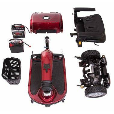 Golden Technologies Companion Midsize 3-Wheel Mobility Scooter Disassembled 