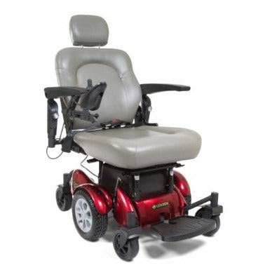 Golden Technologies Compass HD Power Wheelchair in Red Alt View