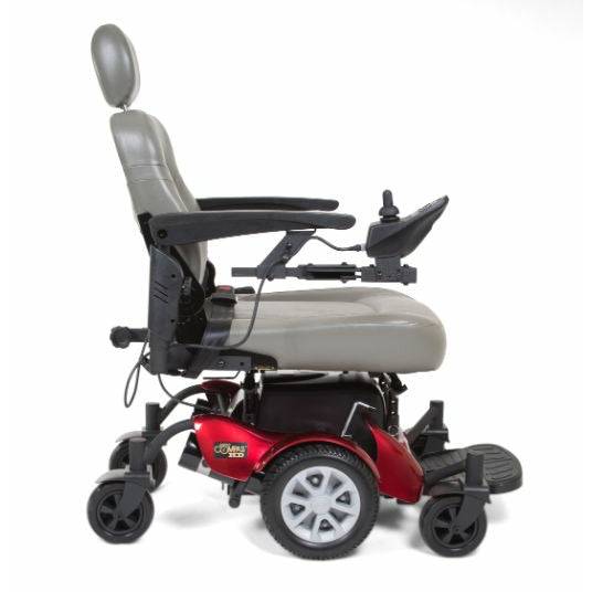 Golden Technologies Compass HD Power Wheelchair in Red Other Side View