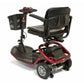 Golden Technologies LiteRider 3-Wheel Travel Mobility Scooter in Red Back