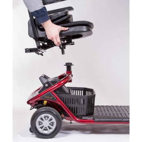 Products Golden Technologies LiteRider 3-Wheel Travel Mobility Scooter Disassembling Seat
