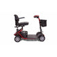 Golden Technologies LiteRider 4-Wheel in Red Side View