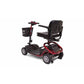 Golden Technologies LiteRider 4-Wheel in Red Alt Back View