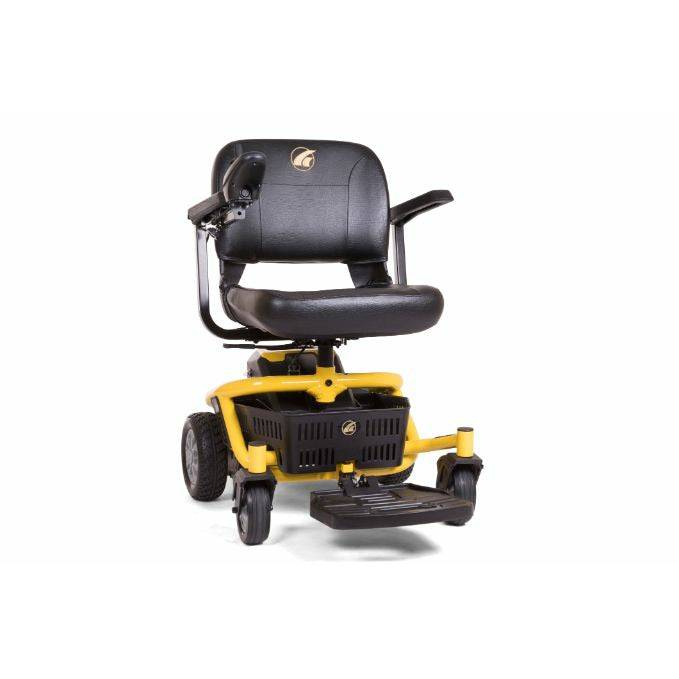 Golden Technologies LiteRider Envy Travel Power Wheelchair in Yellow