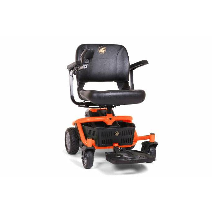 Golden Technologies LiteRider Envy Travel Power Wheelchair in Orange