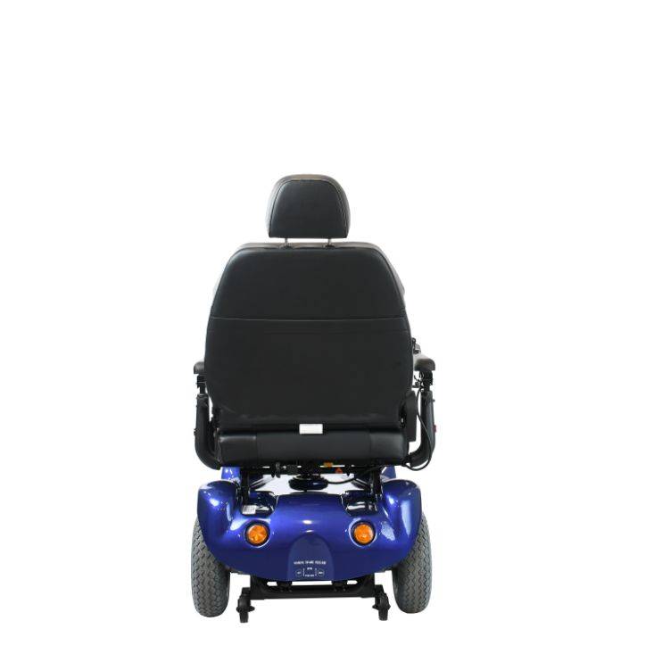 Merits Health Atlantis Heavy Duty Power Wheelchair in Blue Back