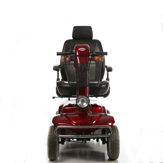 Merits Health Pioneer 10 Heavy Duty Mobility Scooter in Red Front View