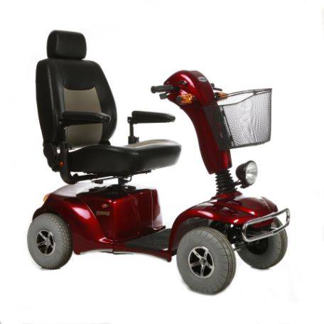 Merits Health Pioneer 10 Heavy Duty Mobility Scooter in Red
