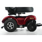 Merits Health Regal Heavy Duty Power Wheelchair in Red Bottom