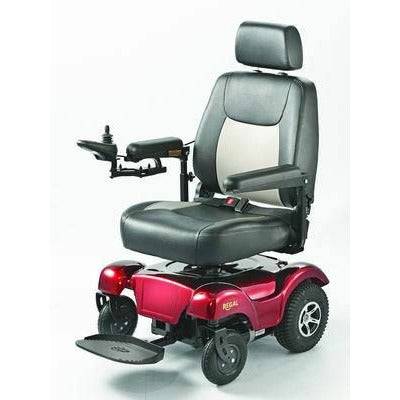 Merits Health Regal Heavy Duty Power Wheelchair in Red