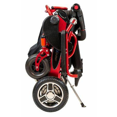 Pathway Mobility Geo Cruiser DX Folding Power Wheelchair Folded