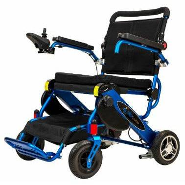 Pathway Mobility Geo Cruiser LX Folding Power Wheelchair in Blue