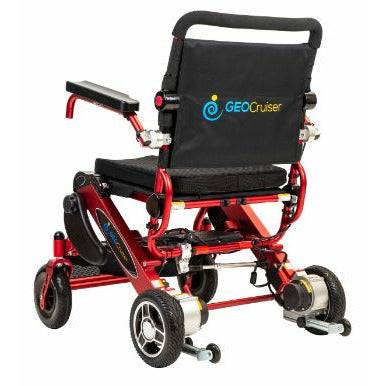 Pathway Mobility Geo Cruiser LX Folding Power Wheelchair in Red Back