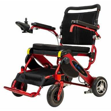 Pathway Mobility Geo Cruiser LX Folding Power Wheelchair in Red