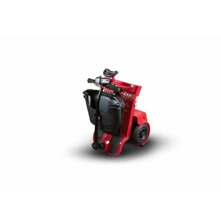 Shoprider Echo Folding Mobility Scooter in Red Folded