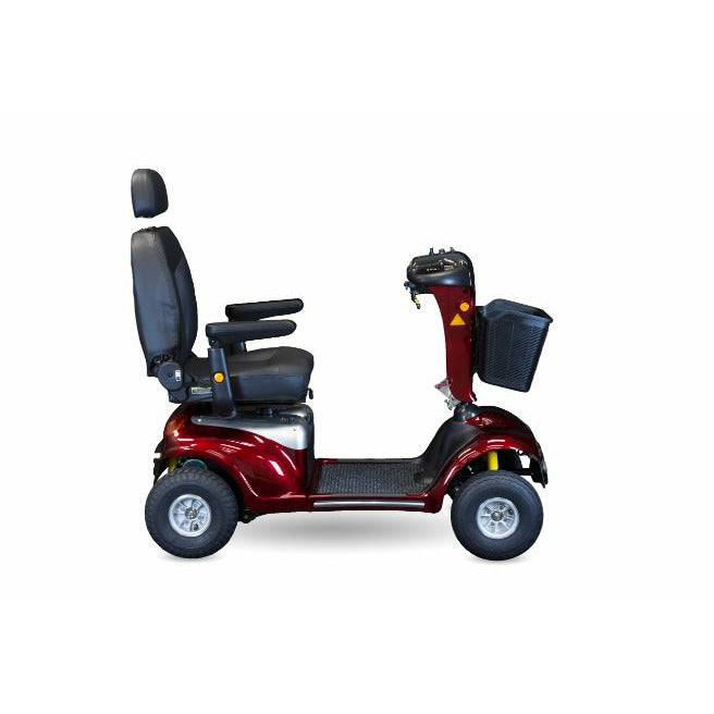 Shoprider Enduro XL4+ Heavy Duty Mobility Scooter in Red Side