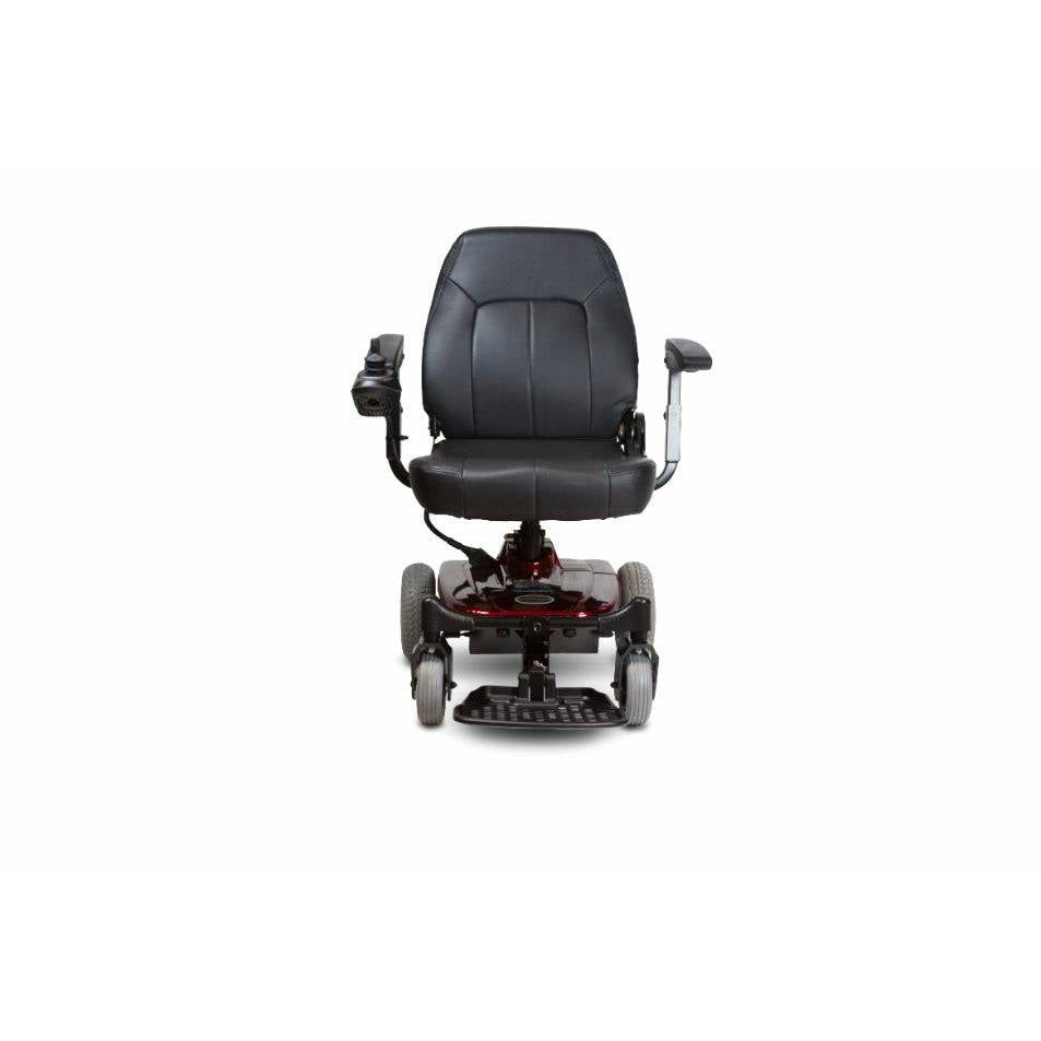 Shoprider Jimmie Travel Power Wheelchair in Red Front